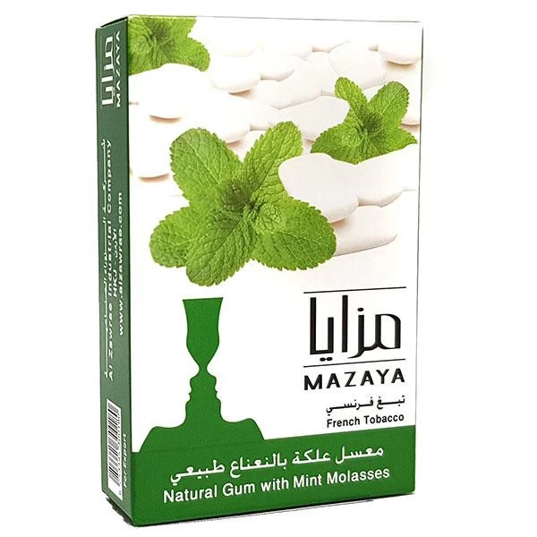 Тютюн Mazaya Gum with Mint (Жуйка з М'ятою) 50гр