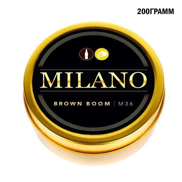 Тютюн Milano Brown Boom M36 (Кола Лимон) 200 гр