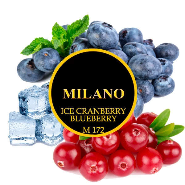 Тютюн Milano Ice Cranberry Blueberry M172 100 гр