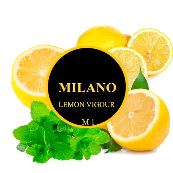 Табак Milano Lemon Vigiour M1 (Лимон Мята) 100 гр