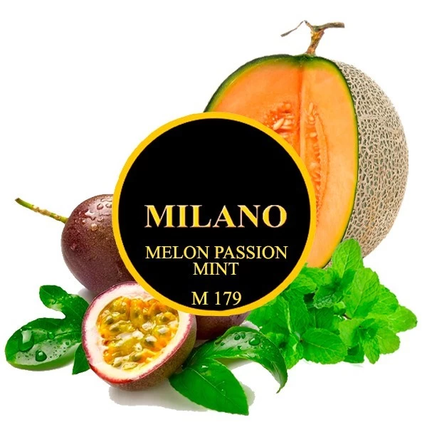 Тютюн Milano Melon Passion Mint M179 (Диня Маракуя М'ята) 50 гр