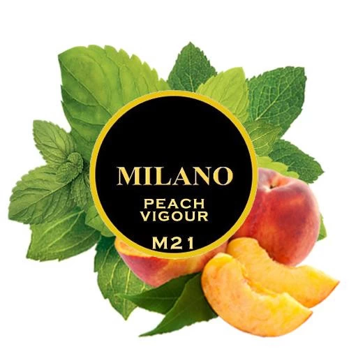 Тютюн Milano Peach Vigour M21 (Персик М'ята) 100 гр