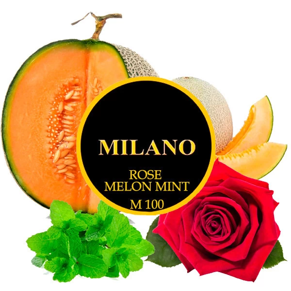 Тютюн Milano Rose Melon Mint (Роза Диня М'ята) M181 100 гр