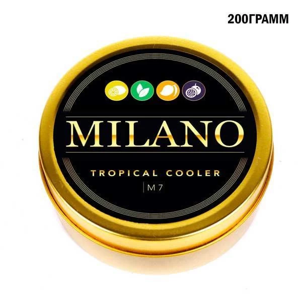 Тютюн Milano Tropical Cooler M7 (Маракуйя Лимон Папайя М'ята) 200 гр