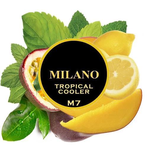 Тютюн Milano Tropical Cooler M7 (Маракуйя Лимон Папайя М'ята) 500 гр