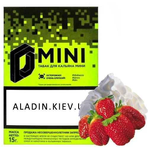 Тютюн Mini Doobacco Полуниця з Вершками 15 гр