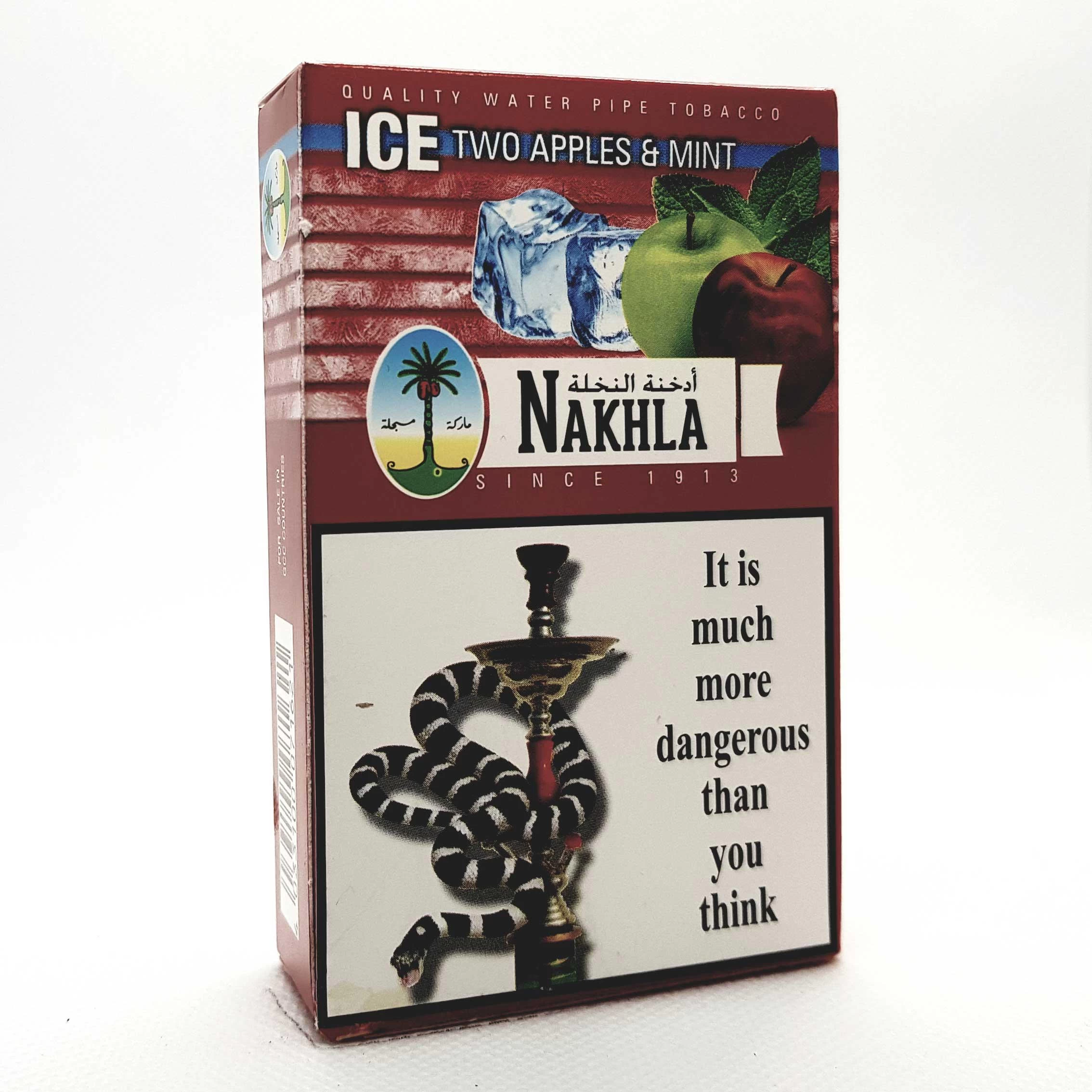 Тютюн Nakhla Ice Two Apples Mint (Подвійне Яблуко М'ята Лід) 50гр