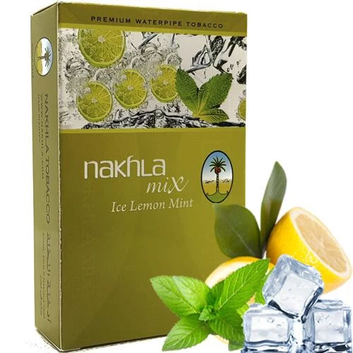 Тютюн Nakhla Mix Ice Lemon Mint (Лід Лимон М'ята) 50гр