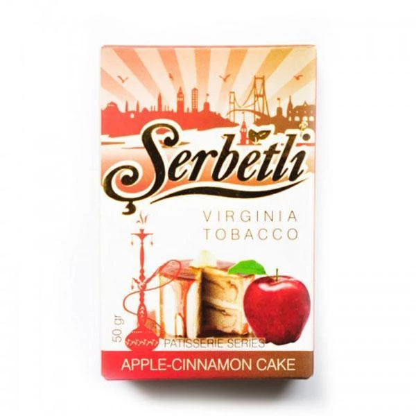 Тютюн Serbetli Apple Cinnamon Cake (Яблучний Пиріг з Корицею) 50гр