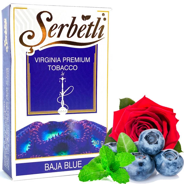 Тютюн Serbetli Baja Blue (Баджо Блу) 50гр