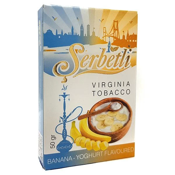 Тютюн Serbetli Banana Yoghurt (Банановий Йогурт) 50гр