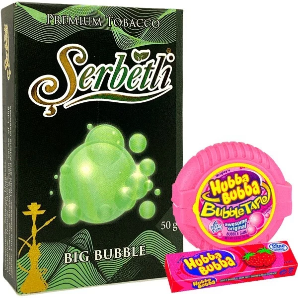 Тютюн Serbetli Big Bubble (Солодка Жуйка) 50гр