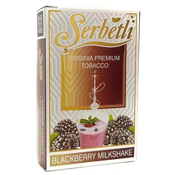 Тютюн Serbetli Blackberry Milkshake (Ожина Молочний Коктейль) 50гр