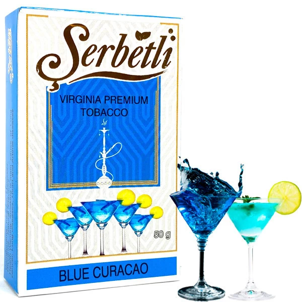 Тютюн Serbetli Blue Caracao (Блю Кюрасао) 50гр