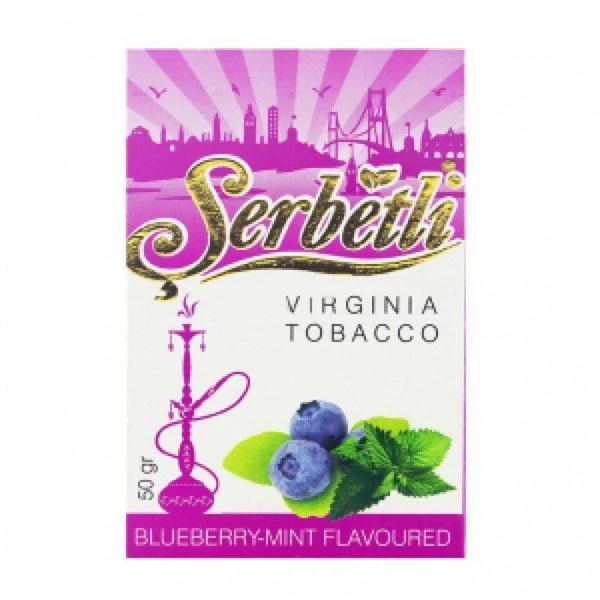 Тютюн Serbetli Blueberry Mint (Чорниця М'ята) 50гр