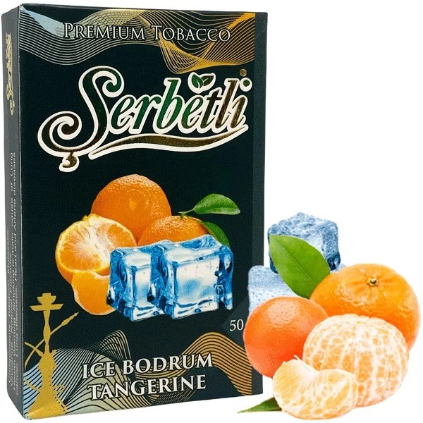 Тютюн Serbetli Ice Bodrum Tangerine (Мандарин Лід) 50гр