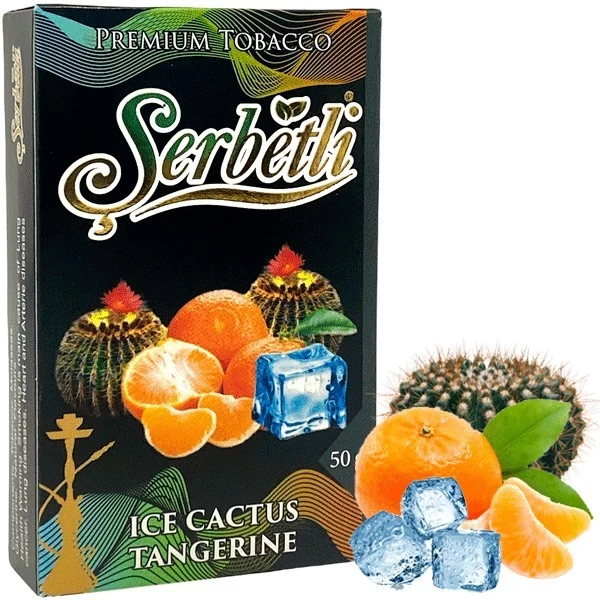 Табак Serbetli Ice Cactus Tangerine (Кактус Мандарин Лед) 50гр