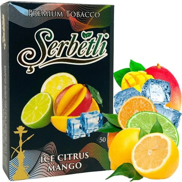 Табак Serbetli Ice Citrus Mango (Цитрус Манго Лед) 50гр