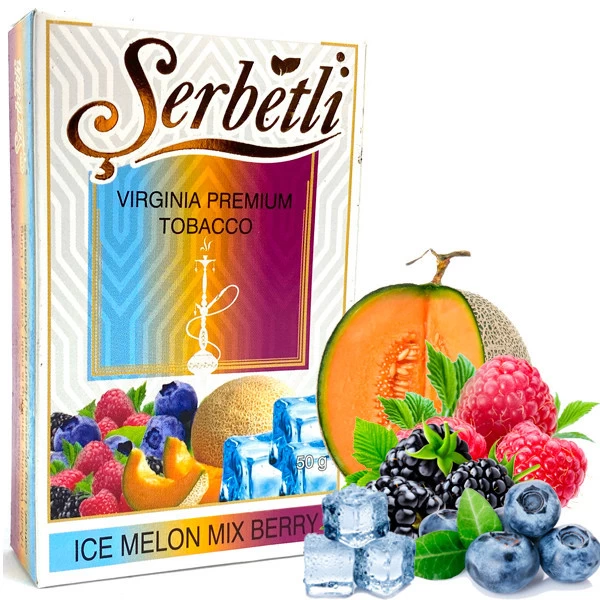 Тютюн Serbetli Ice Melon Mix Berry (Лід Диня Ягоди) 50гр