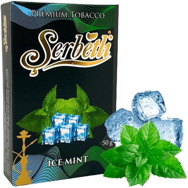 Тютюн Serbetli Ice Mint (М'ята Лід) 50гр