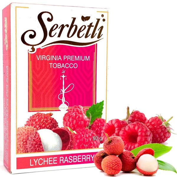 Тютюн Serbetli Lychee Raspberry (Лічі Малина) 50гр