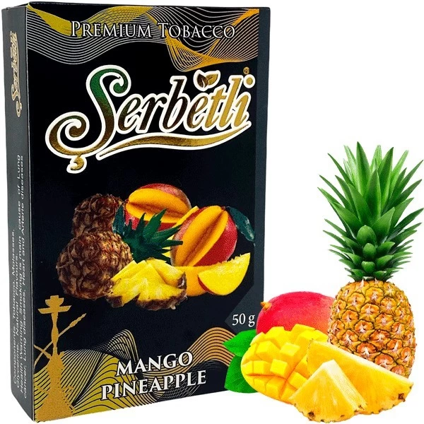 Тютюн Serbetli Mango Pineapple (Манго Ананас) 50гр