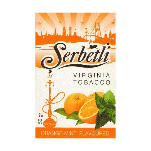 Тютюн Serbetli Orange with Mint (Апельсин М'ята) 50гр