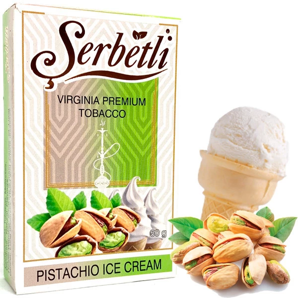 Тютюн Serbetli Pistachio Ice Cream (Фісташкове Морозиво) 50гр