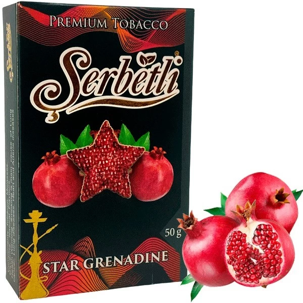 Тютюн Serbetli Star Grenadine (Стар Гранат) 50гр