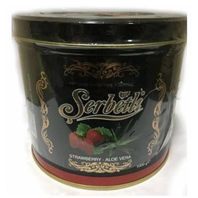 Тютюн Serbetli Strawberry Aloe Vera (Полуниця Алое) 1кг