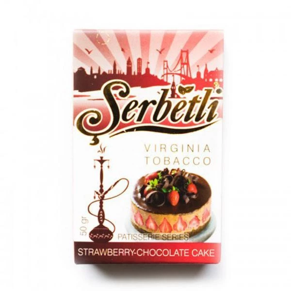 Тютюн Serbetli Strawberry Chocolate Cake (Полунично-Шоколадний Пиріг) 50гр