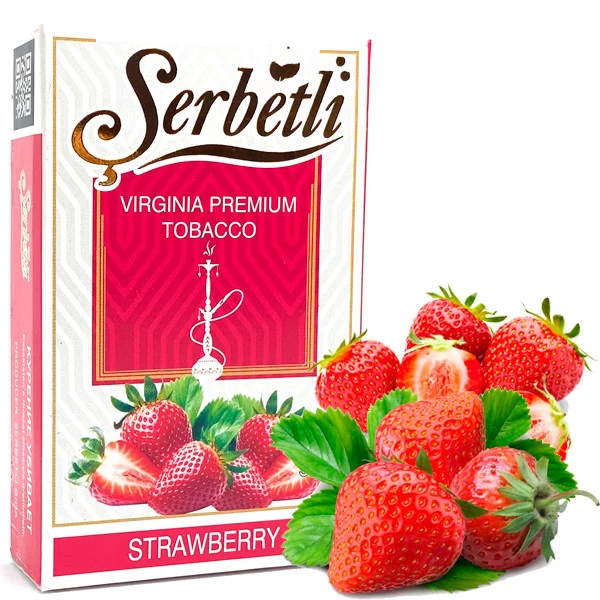 Тютюн Serbetli Strawberry (Полуниця) 50гр