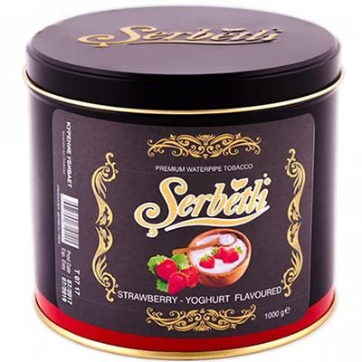 Тютюн Serbetli Strawberry Yoghurt (Полуничний Йогурт) 1кг