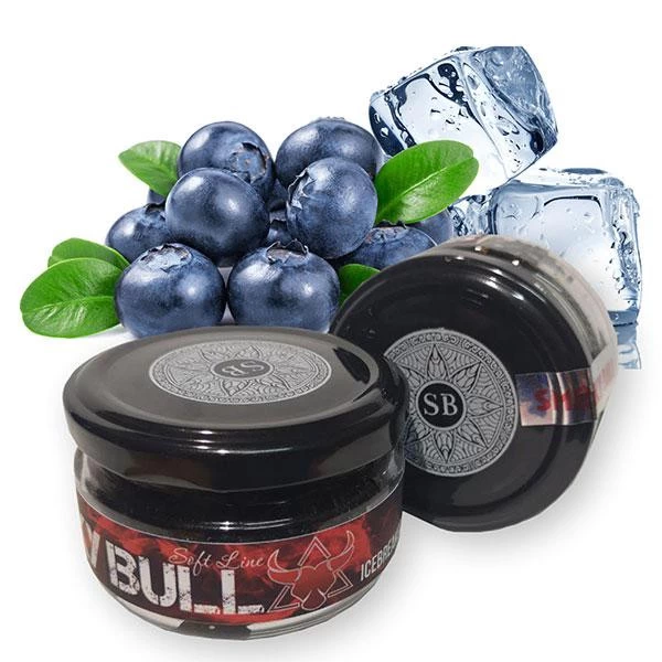 Тютюн Smoky Bull Soft Line Ice Blueberry (Чорниця Лід) 100 гр