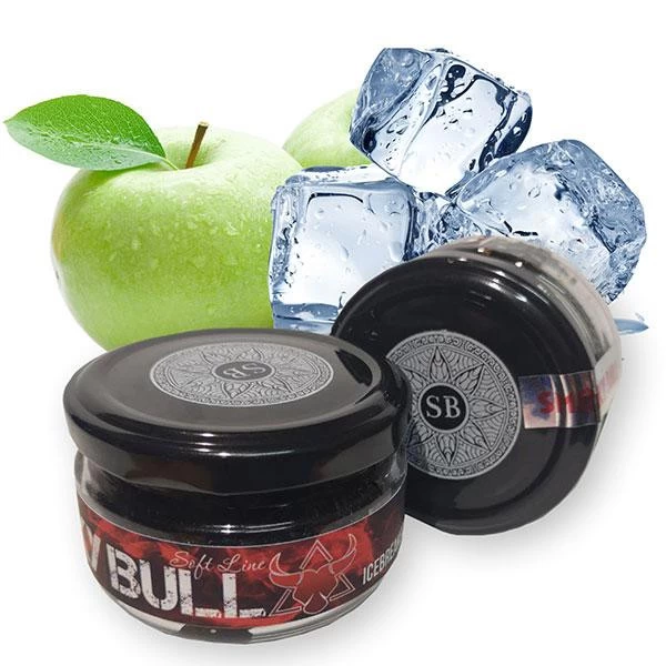 Тютюн Smoky Bull Soft Line Ice Green Apple (Зелене Яблуко Лід) 100 гр