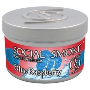 Тютюн Social Smoke Blue Raspberry (Лохина з Малиною) 100гр