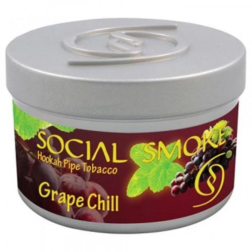 Тютюн Social Smoke Grape Chill (Свіжий Виноград) 100гр