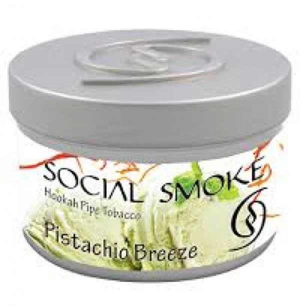 Тютюн Social Smoke Pistachio Breeze (Фісташкове Морозиво) 100гр