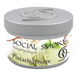 Тютюн Social Smoke Pistachio Breeze (Фісташкове морозиво) 250гр