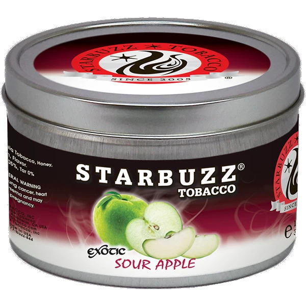 Табак Starbuzz Sour Apple (Кислое Яблоко) 100гр