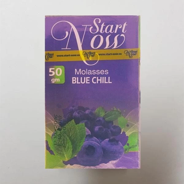 Тютюн Start Now Blue Chill (Чорниця з М'ятою) 50гр