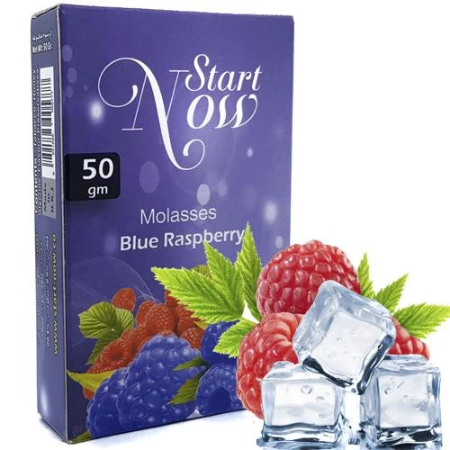 Тютюн Start Now Blue Raspberry (Блакитна Малина) 50гр