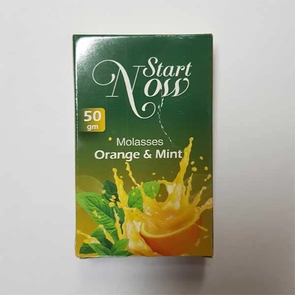 Тютюн Start Now Orange Mint (Апельсин з М'ятою) 50гр