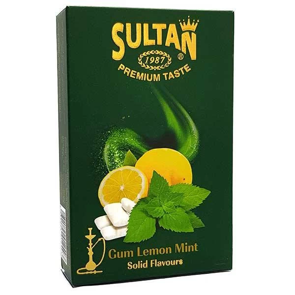 Тютюн Sultan Gum Lemon Mint (Жуйка Лимон М'ята) 50 гр