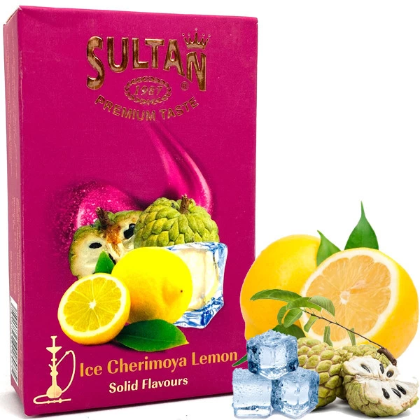 Тютюн Sultan Ice Cherimoya Lemon (Лід черімойя Лимон) 50 гр