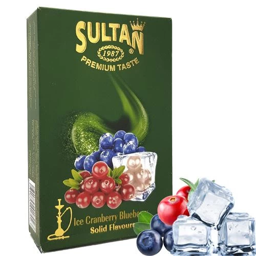 Тютюн Sultan Ice Cranberry Blueberry (Журавлина Чорниця Лід) 50 гр