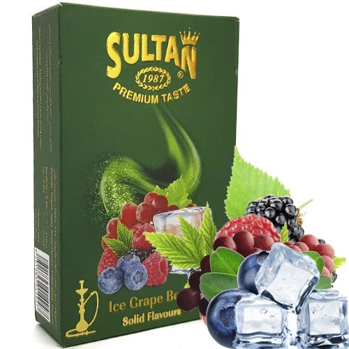 Тютюн Sultan Ice Grape Berry (Виноград з Ягодами Лід) 50 гр