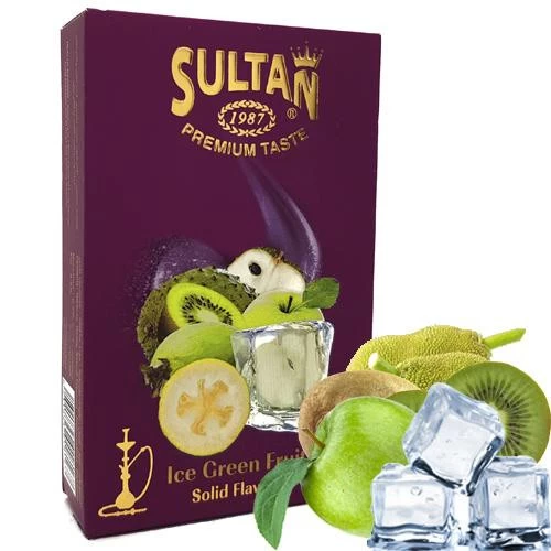 Тютюн Sultan Ice Green Fruit (Лід Грін Фрут) 50 гр