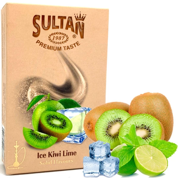 Тютюн Sultan Ice Kiwi Lime (Ківі Лайм Лід) 50 гр