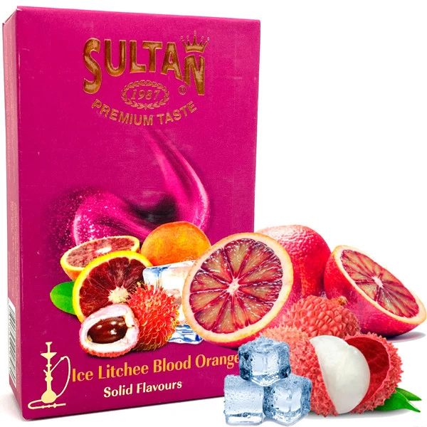 Тютюн Sultan Ice Lychee Blood Orange (Сицилійський Апельсин Ліччі Лід) 50 гр